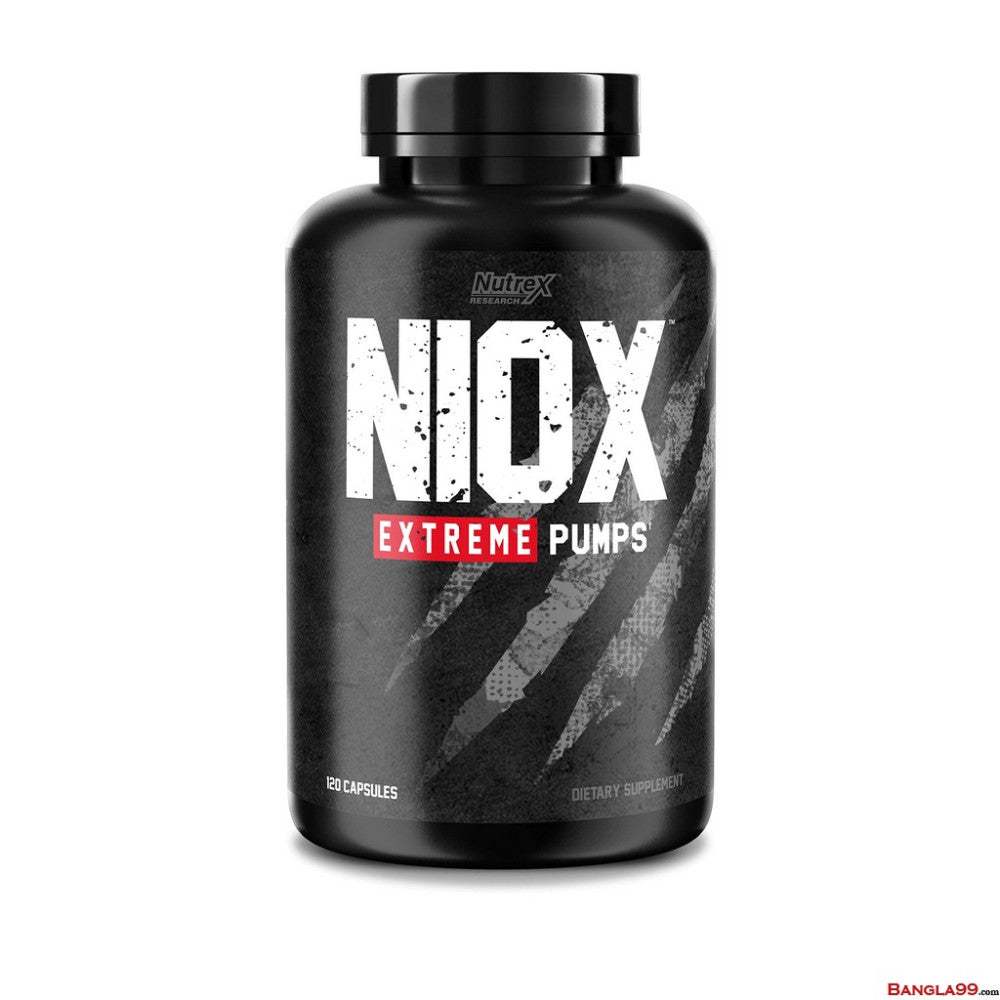 Nutrex Research Niox Extreme Pumps Pre Workout 120 Tab - Bodybuilding BD
