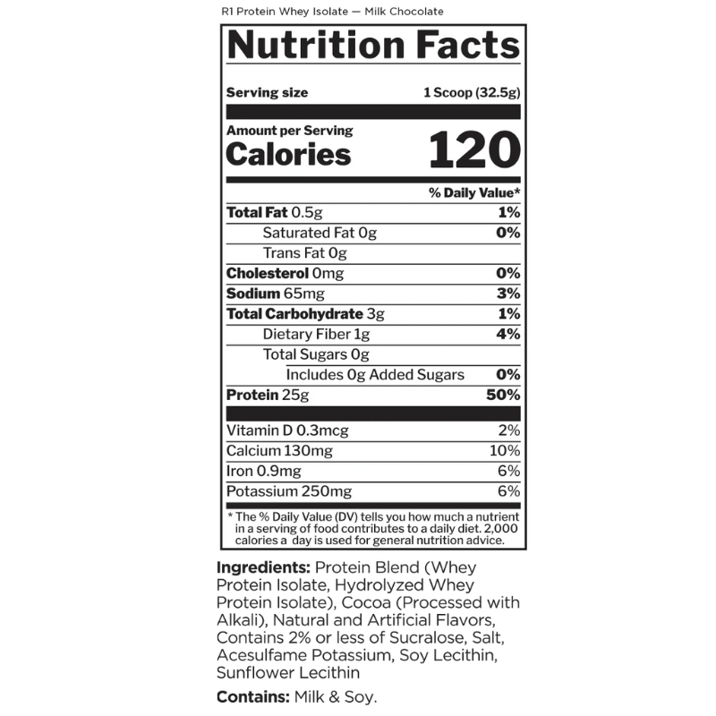 Rule1 R1 Protein Whey Isolate 5 LBS - Bodybuilding BD