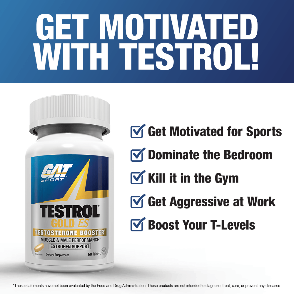 GAT Sport Testrol Gold ES 60 Tablets Testosterone Booster